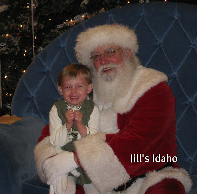 olivia and santa