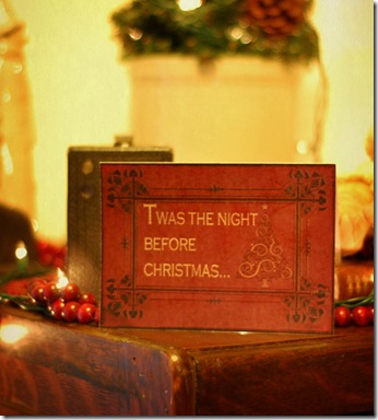twas the night card