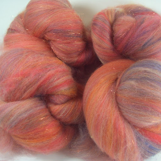For the Spinner - Autumn Leaves Batts - 3 ounces