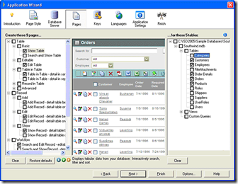 Wizard-PagesAndDB