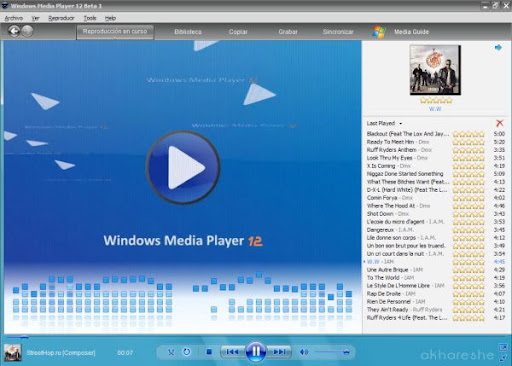Windows 7 Media Player Screenshoots