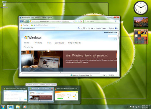 Win7 Taskbar Peak