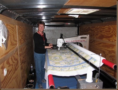 Quilting in the trailer