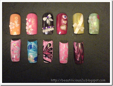 3D Nail, Marble Nail Art