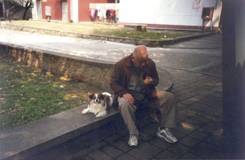 old man and dog
