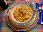 Farfalle con gamberetti e zucchine