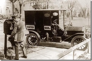 old-time mailman photo