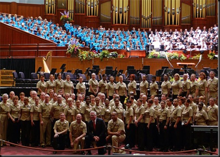 Glenn... Military Attorneys... Mormon Tabernacle Choir in SLC