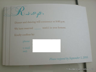 rsvp Time to reveal the invitations!