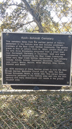 Koch-Schmidt Historic Cemetery