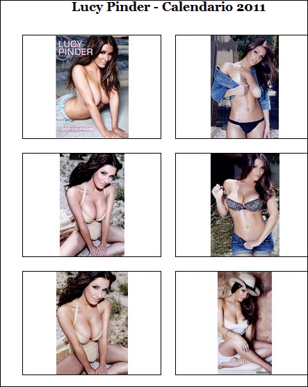 Lucy Pinder calendario 2011