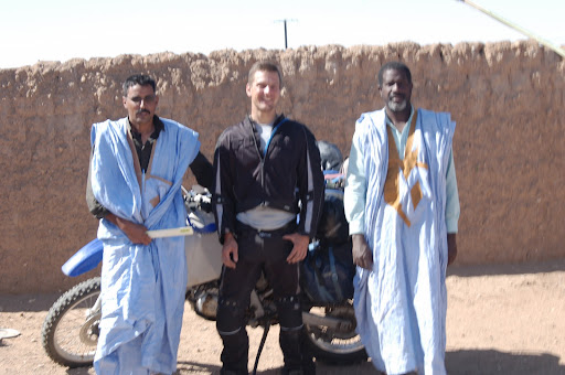 With local police in Choum