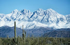 Four peaks with Snow