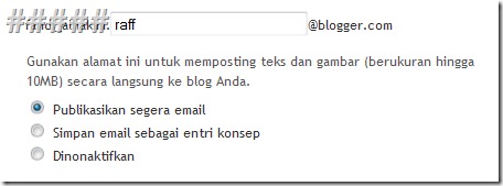 cara mosting dari email