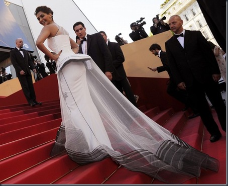 Sonam Kapoor arriving at The Artist Movie Premiere at Cannes Film Festivall19