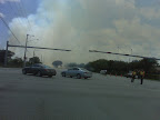 Brush fire in Boca shut down Military south of Yamato