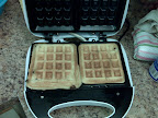 My first home made waffles