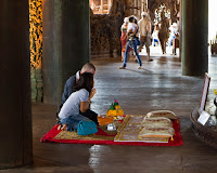 Prayers and Offerings, the Sanctuary of Truth - Pattaya, Thailand Photo