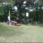 Click to Expand Owen mows at Absalum Gleaves Cemetery