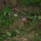 Flag for slaves graves