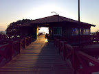 O pôr-do-sol mais lindo que já vi.