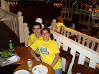 Hora do almoço.