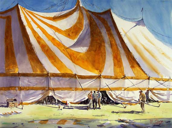Acuarela Charles Sluga watercolor