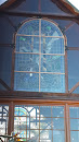 Two Tree Stain Glass Mural