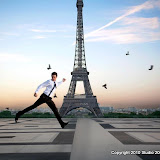 Ben at the Eiffel Tower
