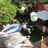 Parkplatz im Garten