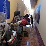 Mopedparkplatz in Nazca
