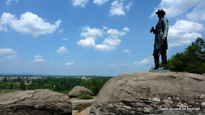 Schlachtfeld in Gettysburg