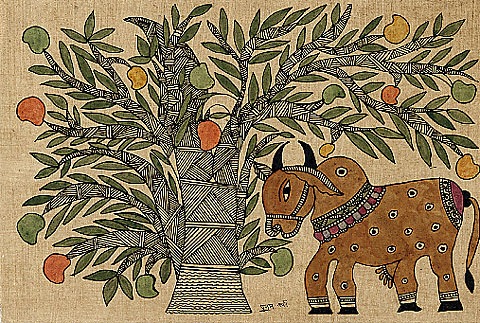 [Punam Kaln-Holy Cow and Mango Tree[5].jpg]