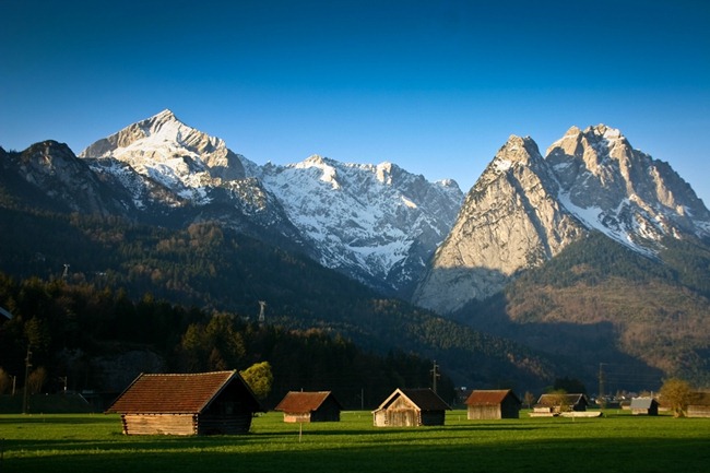 Garmisch Field at Sunrise-4