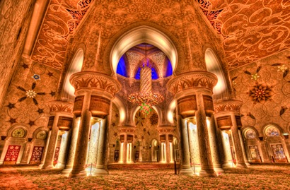 Grand Mosque Prayer Room HDR Grand Mosque Prayer Room HDR