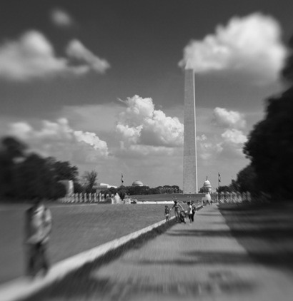 Washington Monument - blur