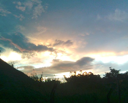 Por do sol de outono no Saint Germain Outono SSG 2011