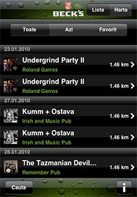 Beck's Gig Finder