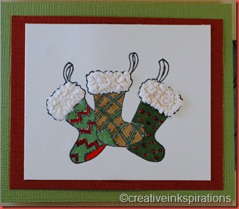 Homespun Christmas w liquid applique' Homespun Christmas w liquid applique'
