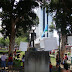 Jardín de Paz (back view of the Daniel Oduber statatue)