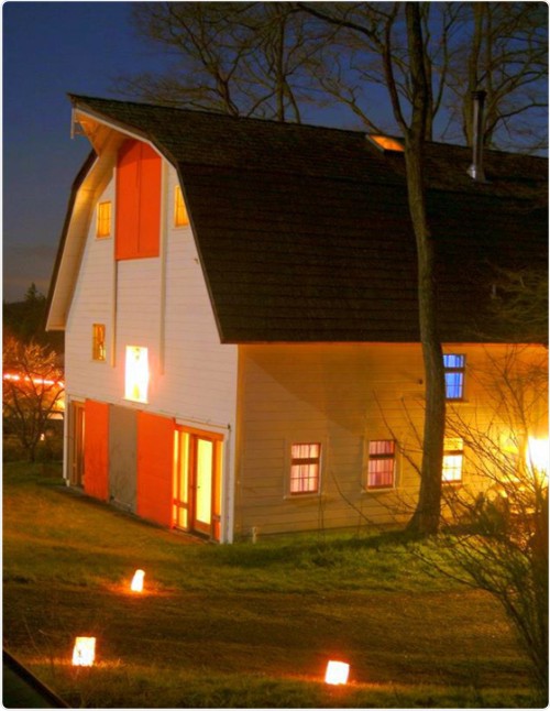 wood house lighting plans idea
