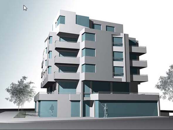 modern residential building architectural design
