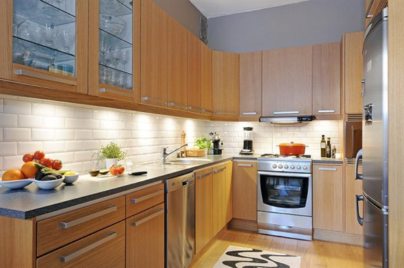 contemporary kitchen architecture apartment