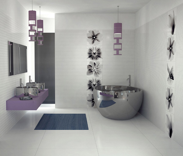 cool contemporary bathroom architecture design