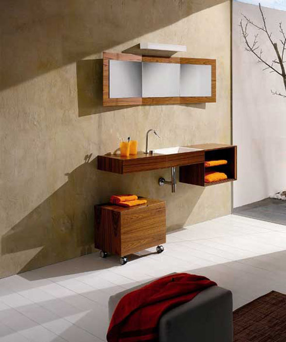contemporary modern bathroom vanities design