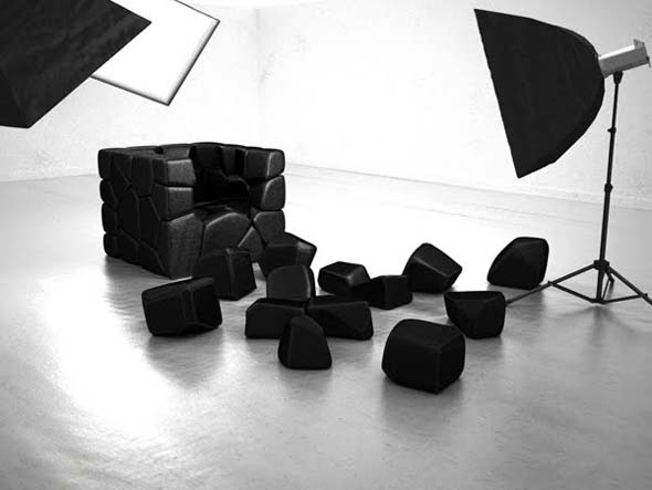 modern vuzzle chair furniture set ideas