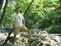 Andrew on the White Oak Canyon hike