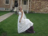 Megan's dress came with an auto-adjust feature