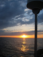 sunset and our radar post