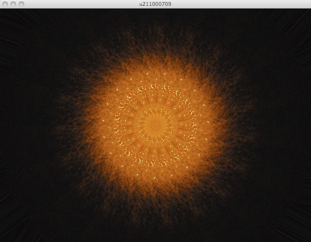 Firework Explosion with Kaleidoscope Effect